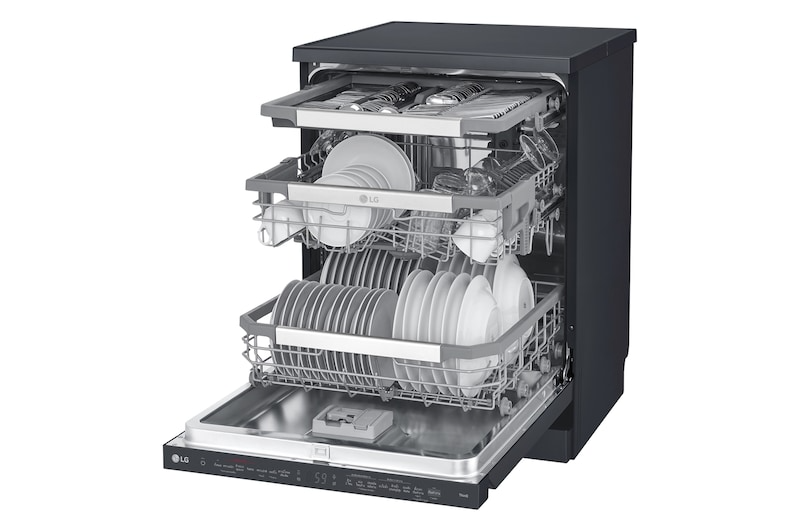 LG เครื่องล้างจาน DFC335HM สีดำ พร้อมฟีเจอร์ Wi‑Fi Control (ThinQ) - Image 4