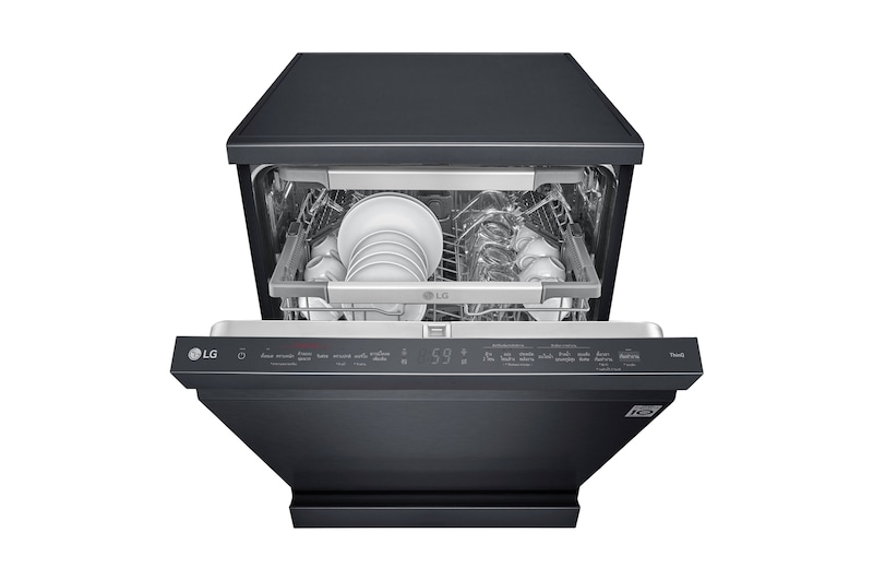 LG เครื่องล้างจาน DFC335HM สีดำ พร้อมฟีเจอร์ Wi‑Fi Control (ThinQ) - Image 2