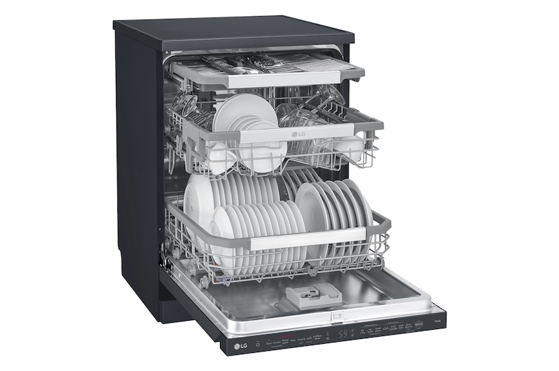 LG เครื่องล้างจาน DFC335HM สีดำ พร้อมฟีเจอร์ Wi‑Fi Control (ThinQ) - Image 3