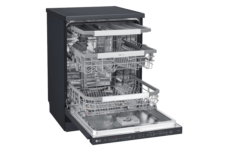 LG เครื่องล้างจาน DFC335HM สีดำ พร้อมฟีเจอร์ Wi‑Fi Control (ThinQ) - Image 12