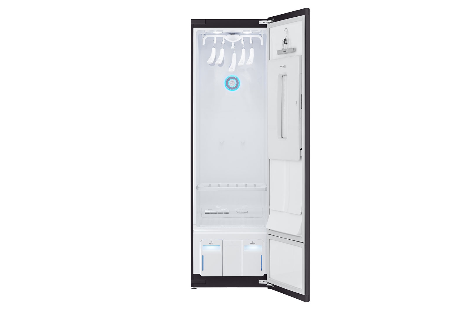 ตู้ถนอมผ้า LG Styler S5GOC (5 Garment Styler) ความจุ 5 ชุด ผสมผสานเทคโนโลยีดูแลเสื้อผ้าแบบครบวงจร ทั้งการลดกลิ่นอับ ลดรอยยับ ฆ่าเชื้อ และเชื่อมต่อไฟล์ควบคุมผ่านแอป ThinQ ด้วยดีไซน์เรียบหรูโมเดิร์น - Image 2